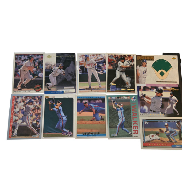 Lot of 11 Larry Walker MLB Baseball Cards - Picture 1 of 13